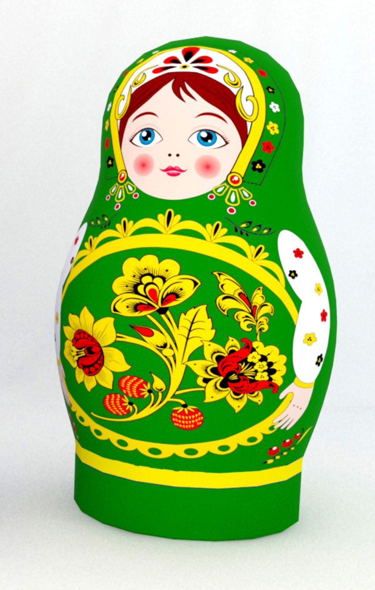 Матрешки в интерьере кухни