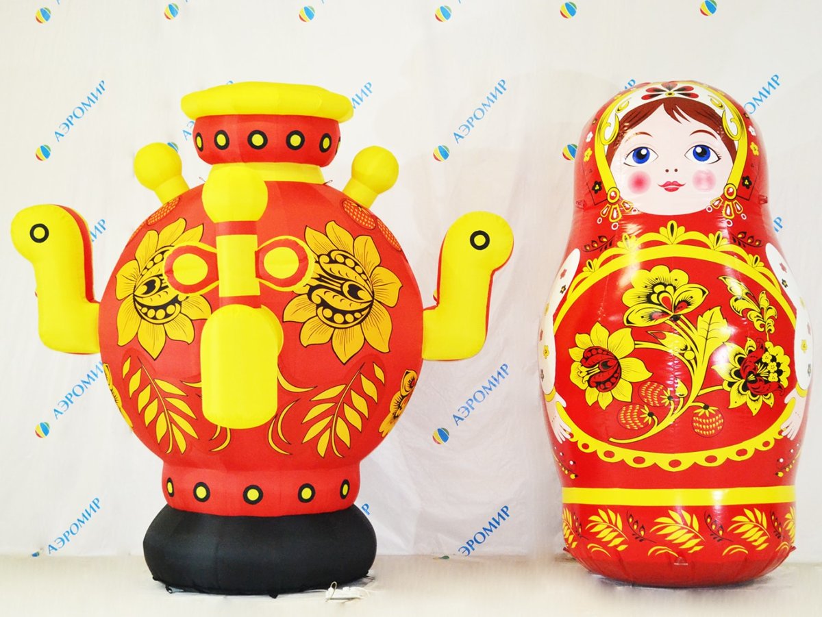 Надувной самовар с чайником Аэромир