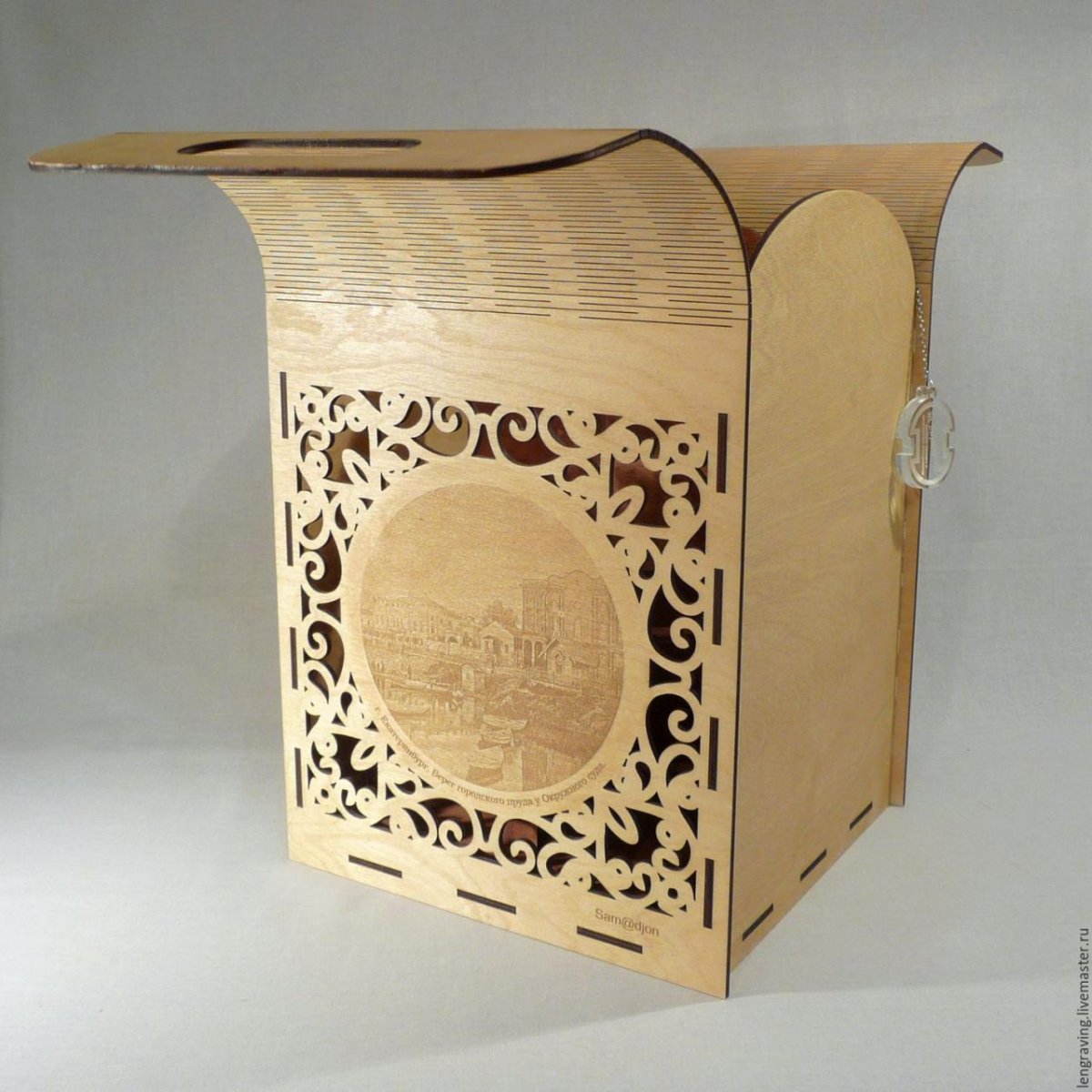 Красивая коробочка из фанеры