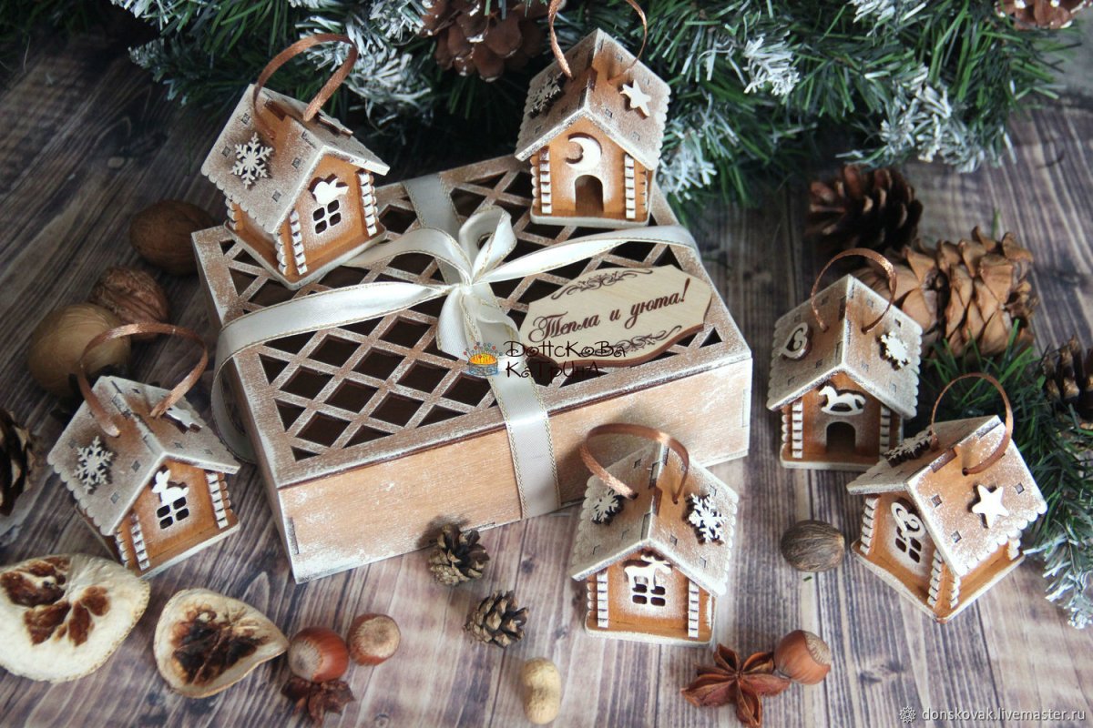 Коробки из фанеры для подарков