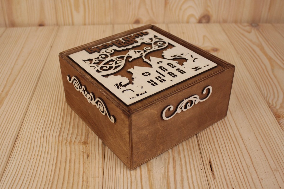 Фанерные коробочки для подарков