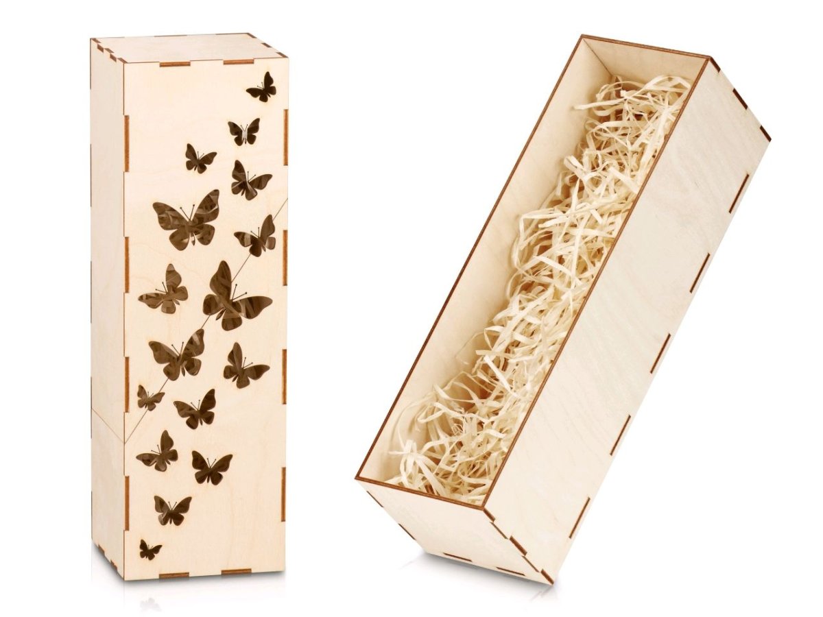 Коробочка фанера 110х110х150