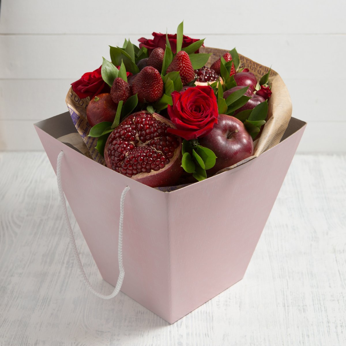 Фрукты в подарок своими руками