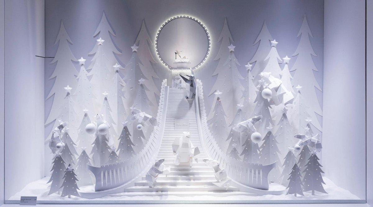 Новогодние витрины для фотозоны