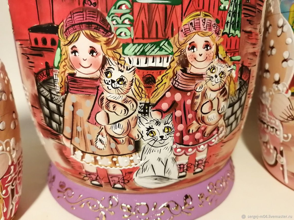 Матрешка из бумаги