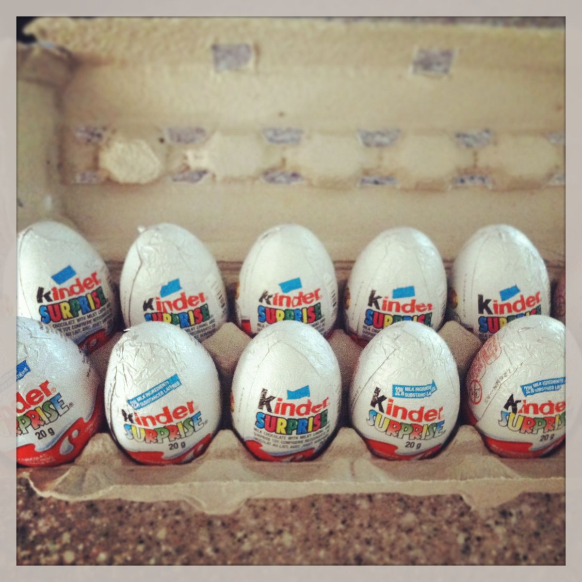 Упаковка Киндер сюрприз