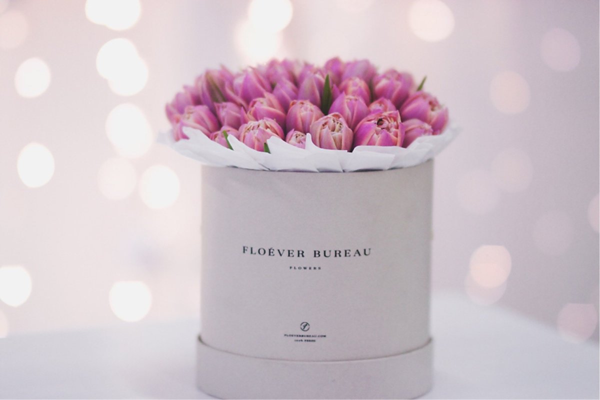 Розы в коробке