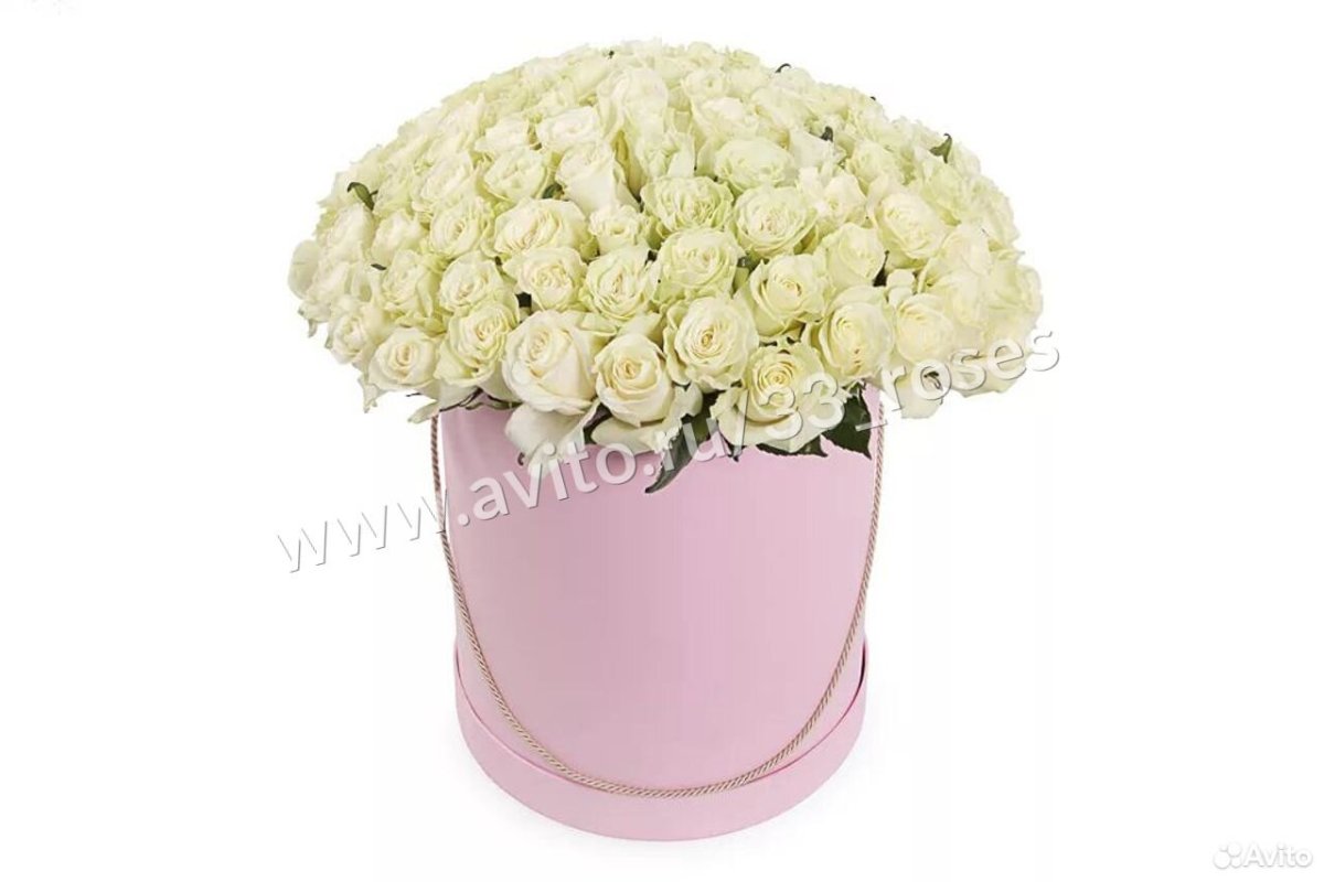 Букет из роз в коробке