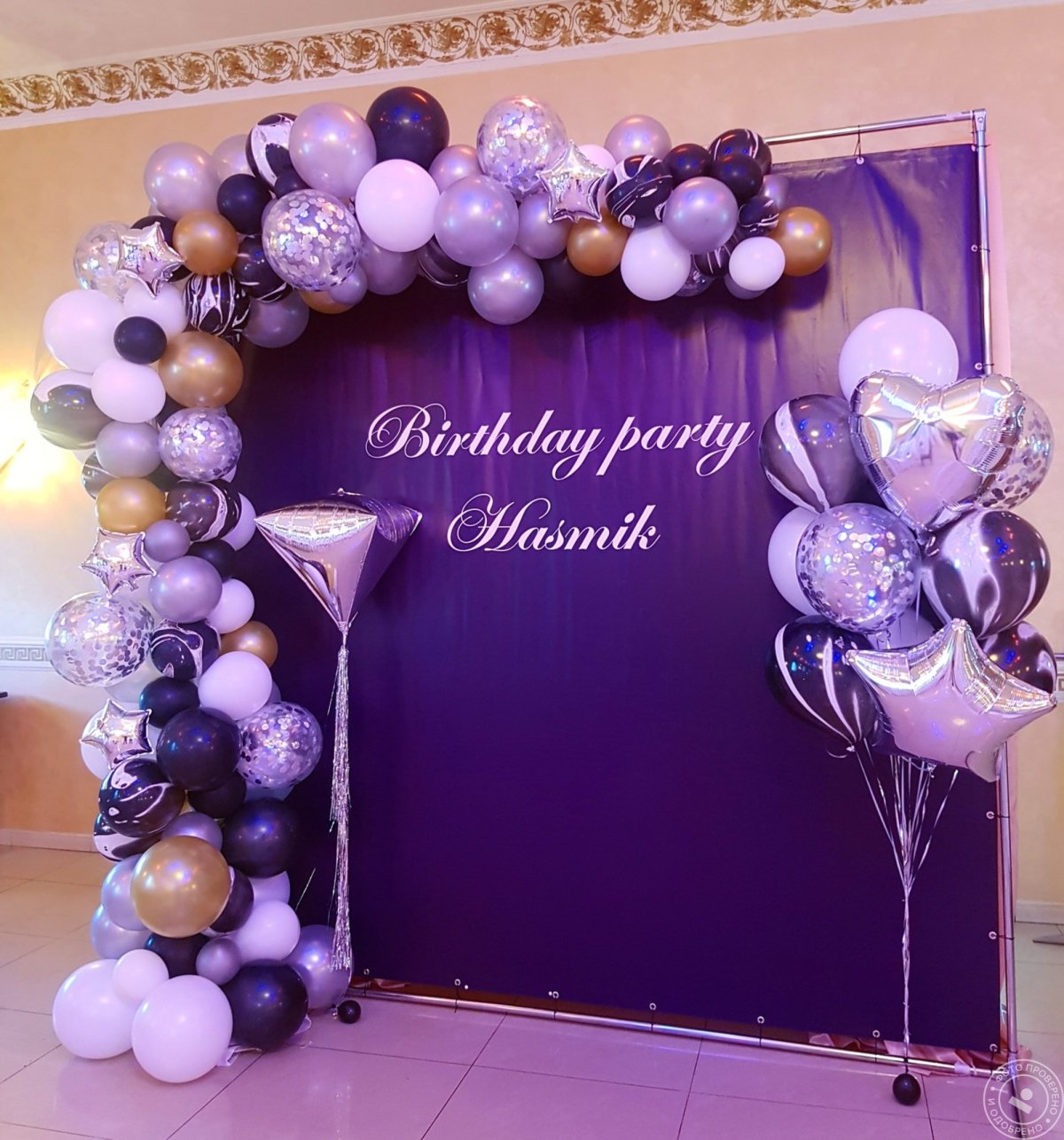 Декорации из воздушных шаров