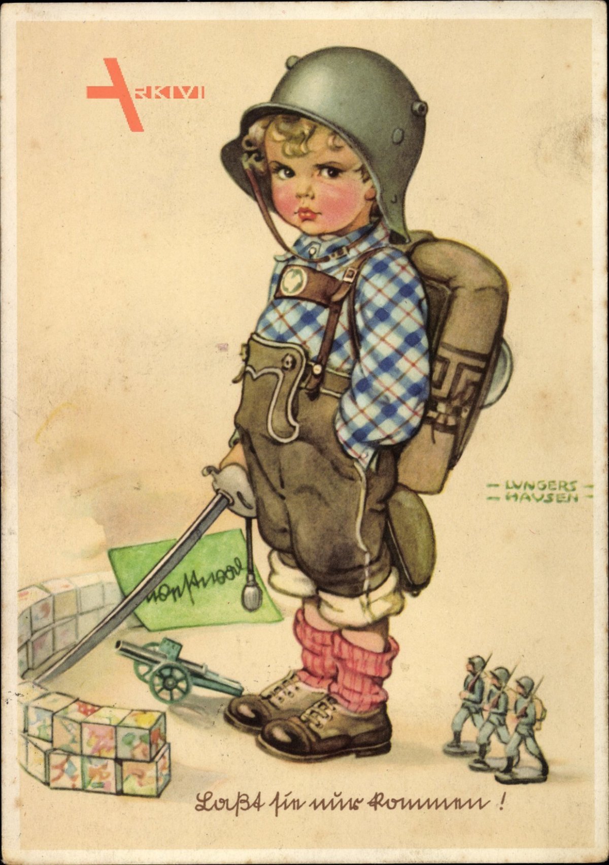 Старинные немецкие открытки с детьми