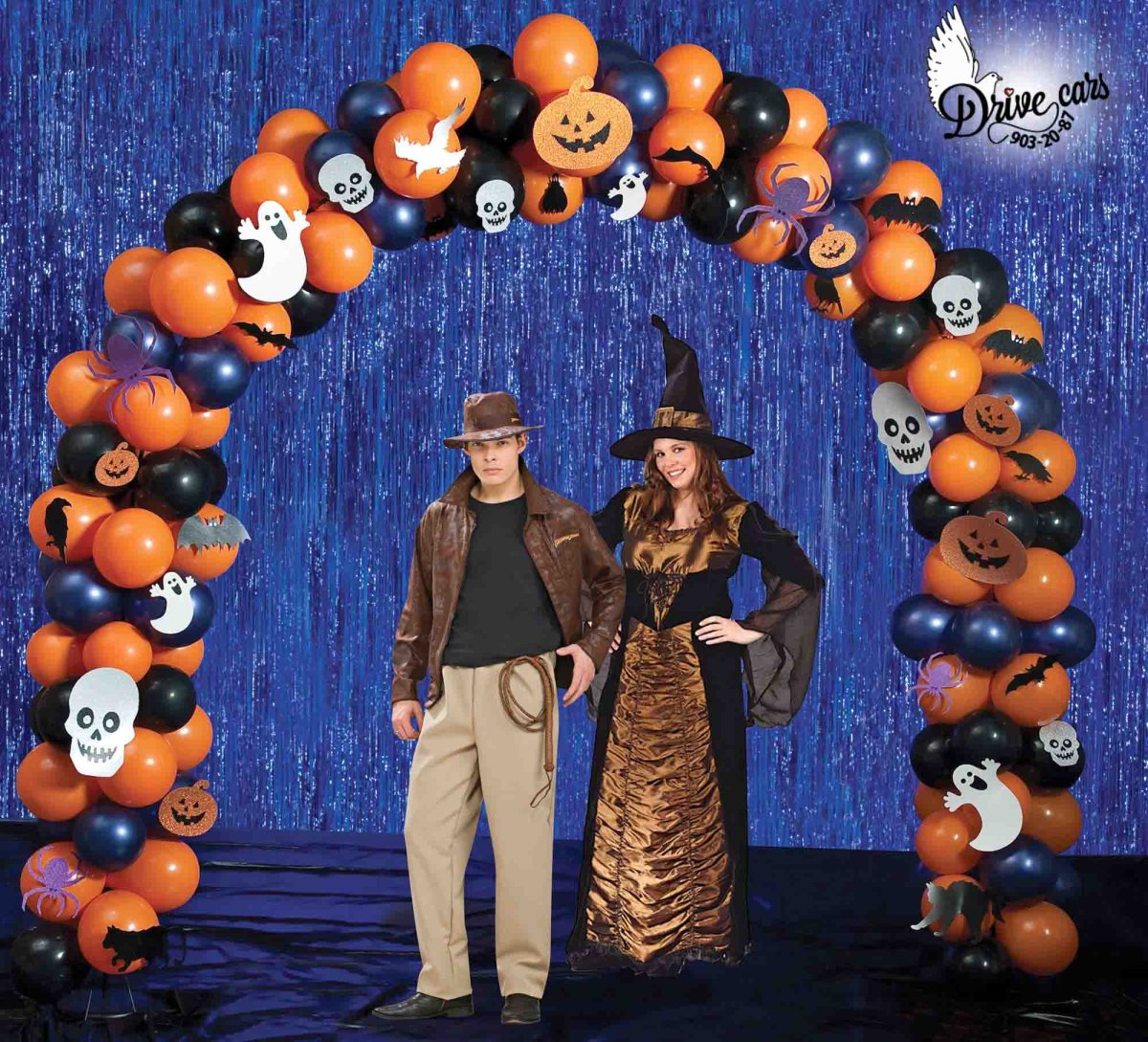 Фотозона на Хэллоуин для детей