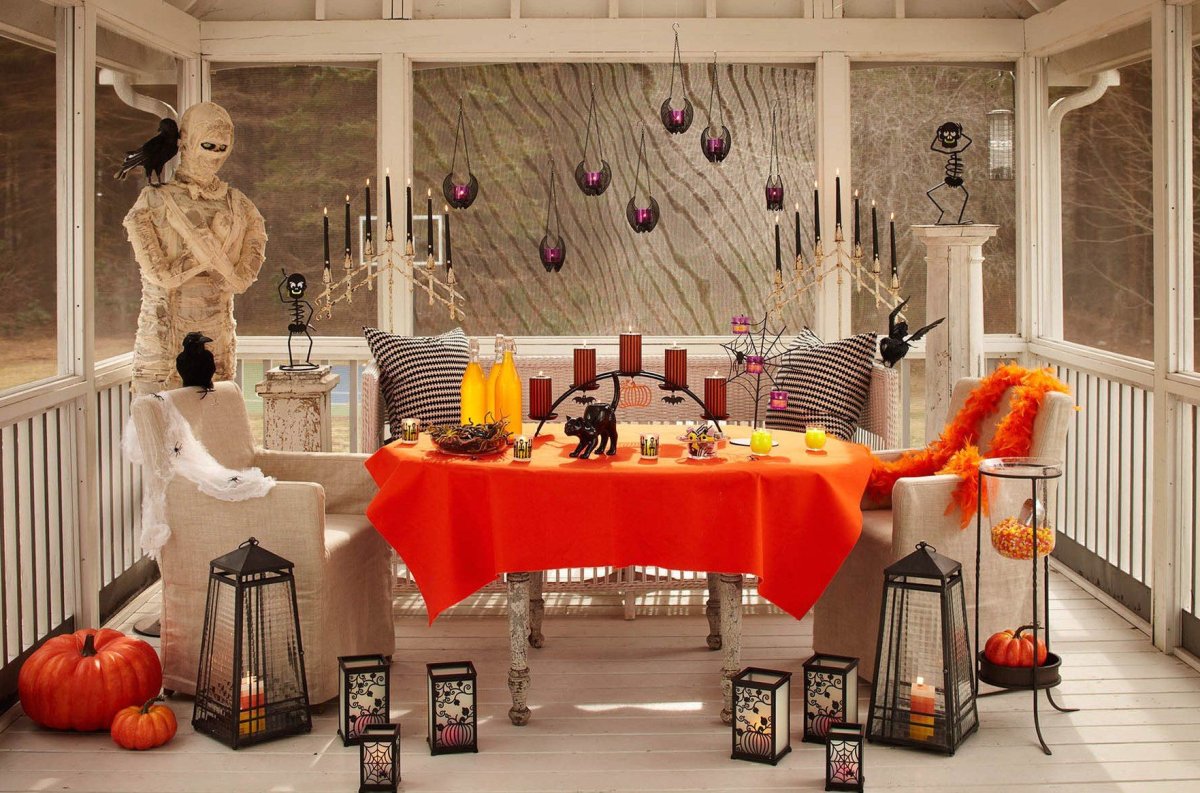 Хэллоуин украшение кухни