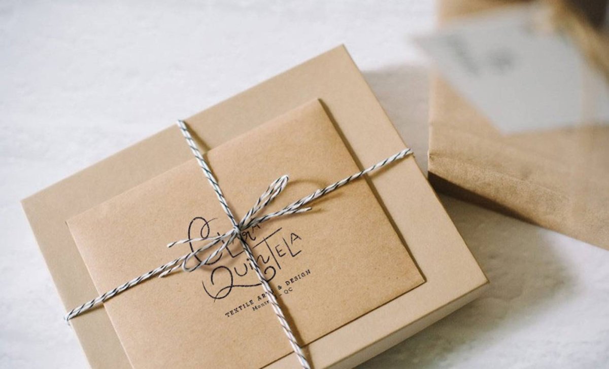 Упаковка в крафтовую бумагу