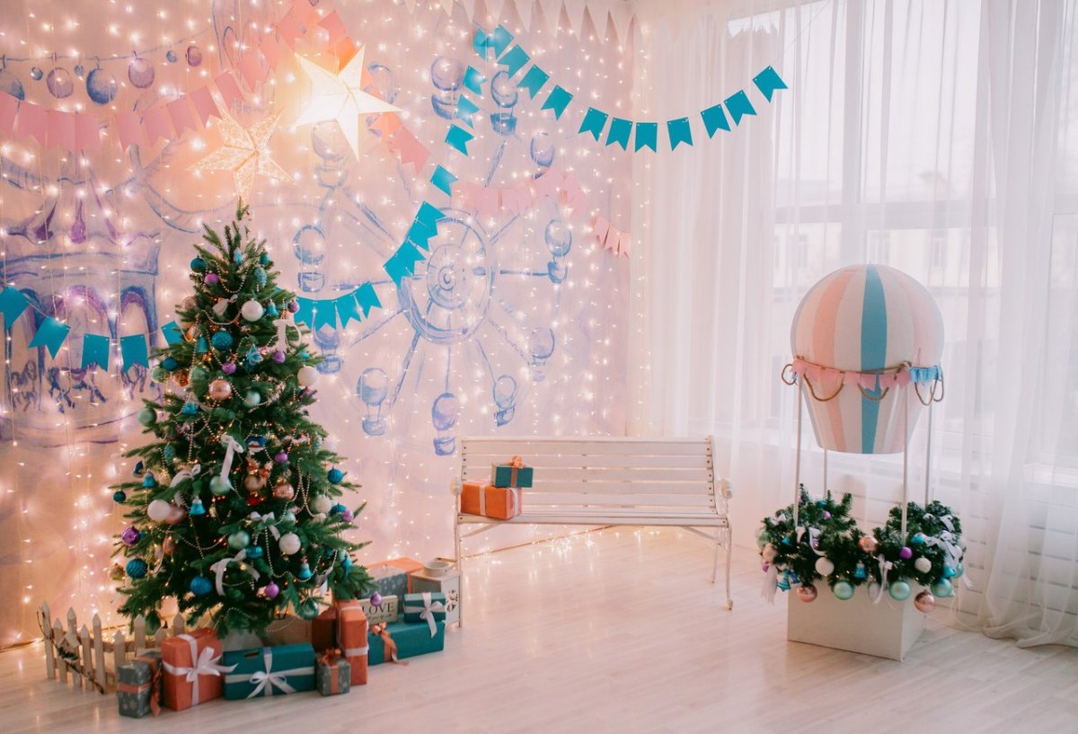 Новогодние фотозоны в школе