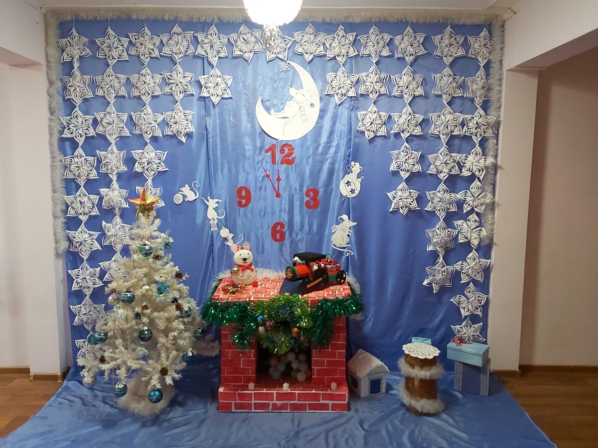 Вязаные элементы фотозона на новый год