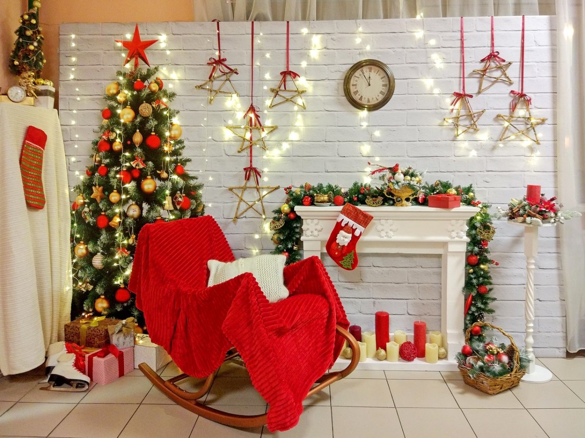 Фотозона к новому году в детском саду