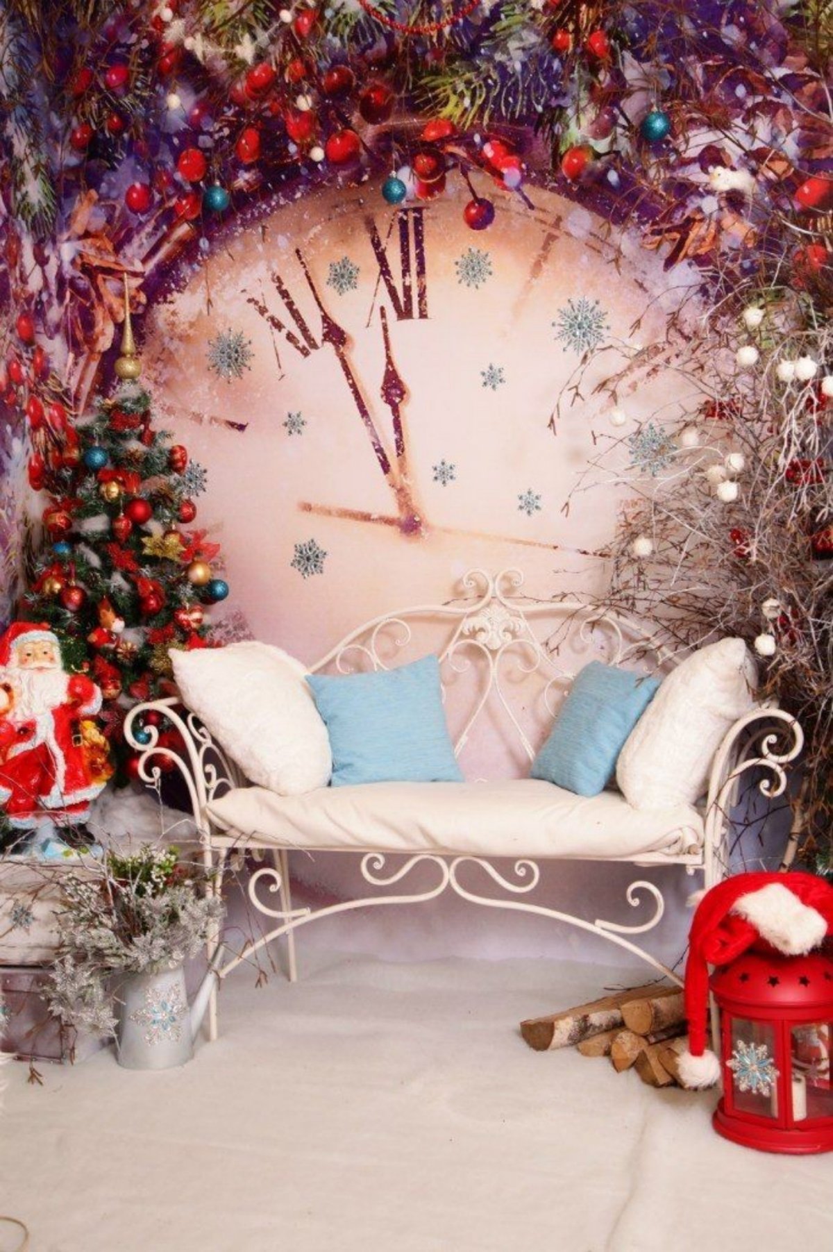 Украшение зала к новому году в детском саду