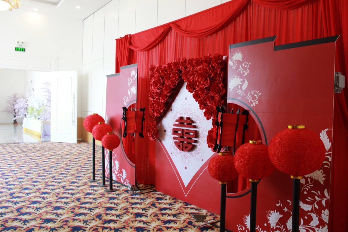 Фотозона в китайском стиле