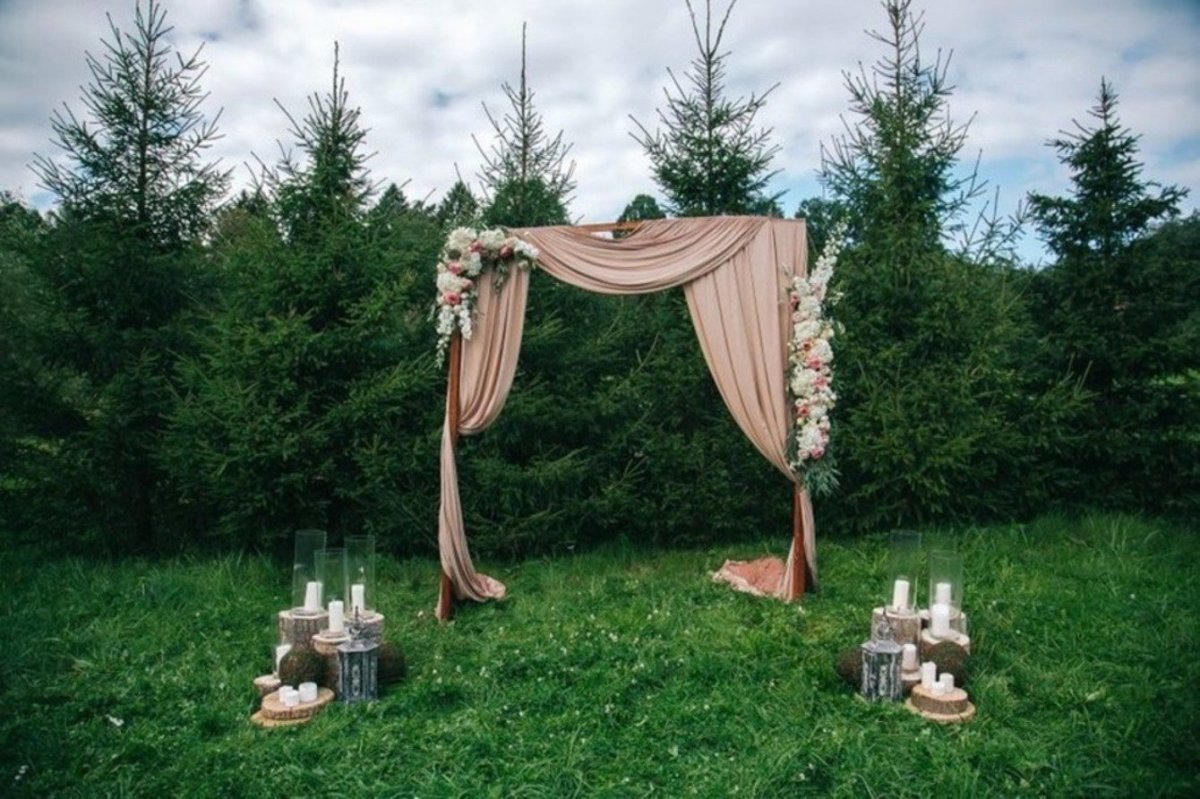 Свадебная арка из дерева