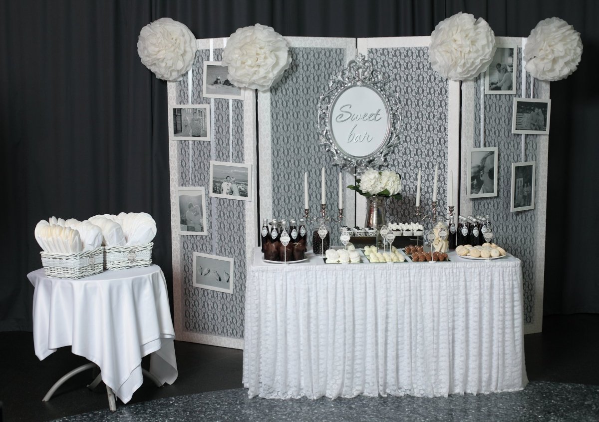 Фотозона на свадьбу с шарами