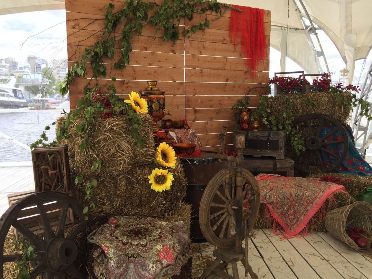 Декор в русском народном стиле