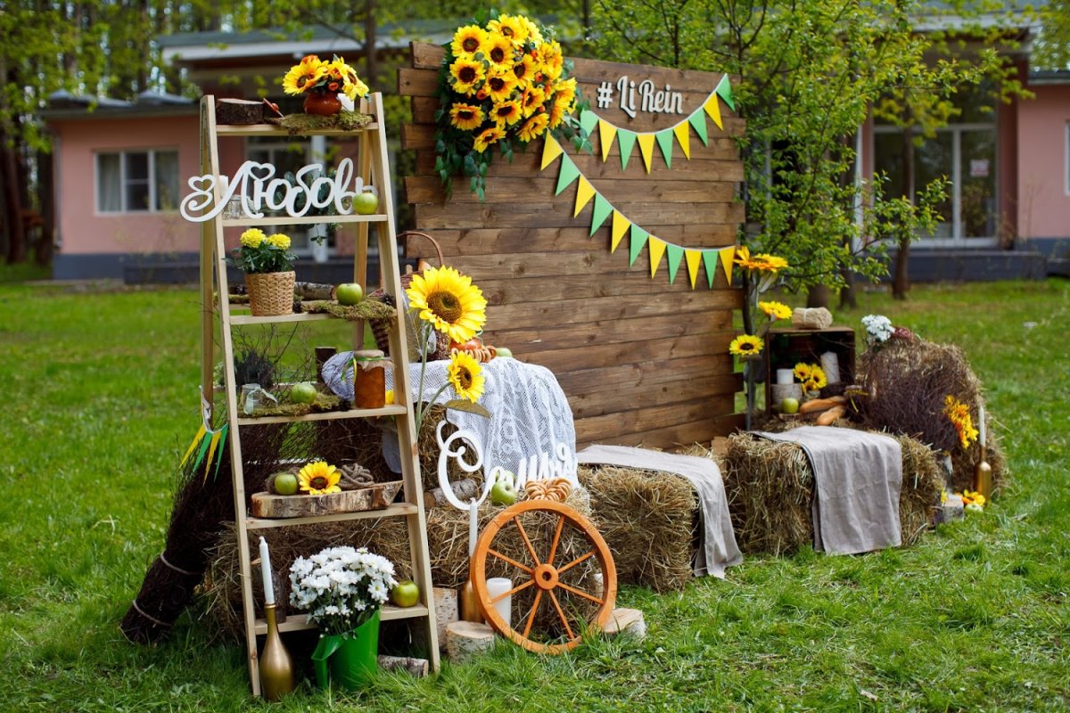 Декорации в деревенском стиле