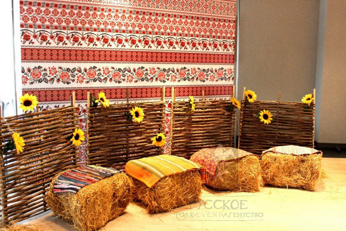Декор в русском народном стиле