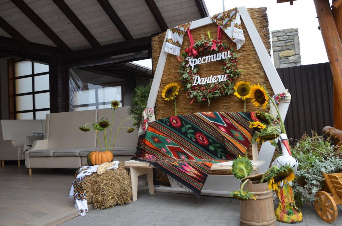 Фотозона в национальном стиле