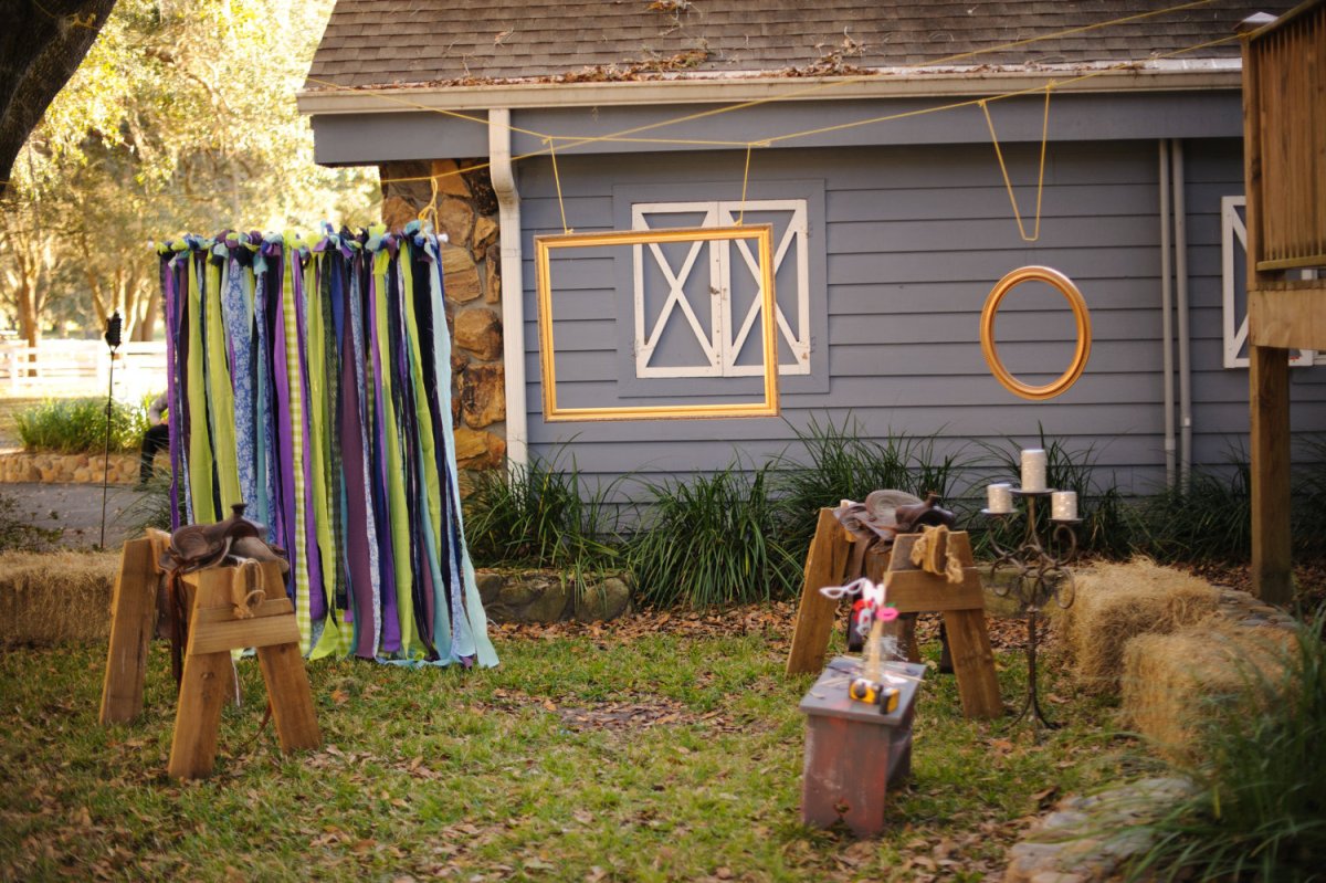 Фотозона на даче своими руками