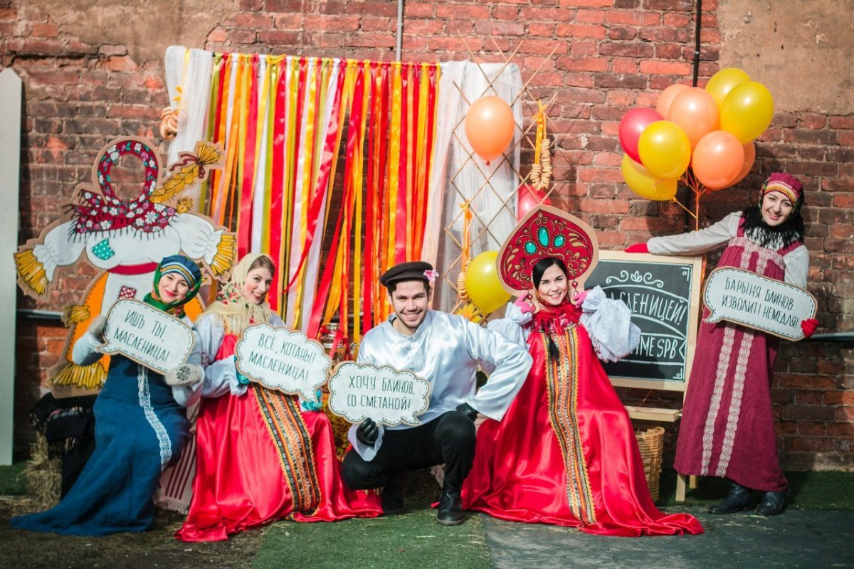 Фотозона на Масленицу
