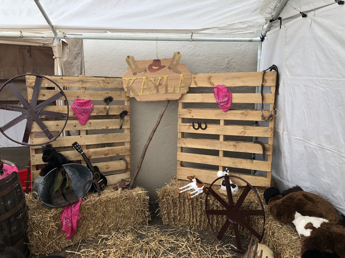 Фотозона в стиле ковбоев