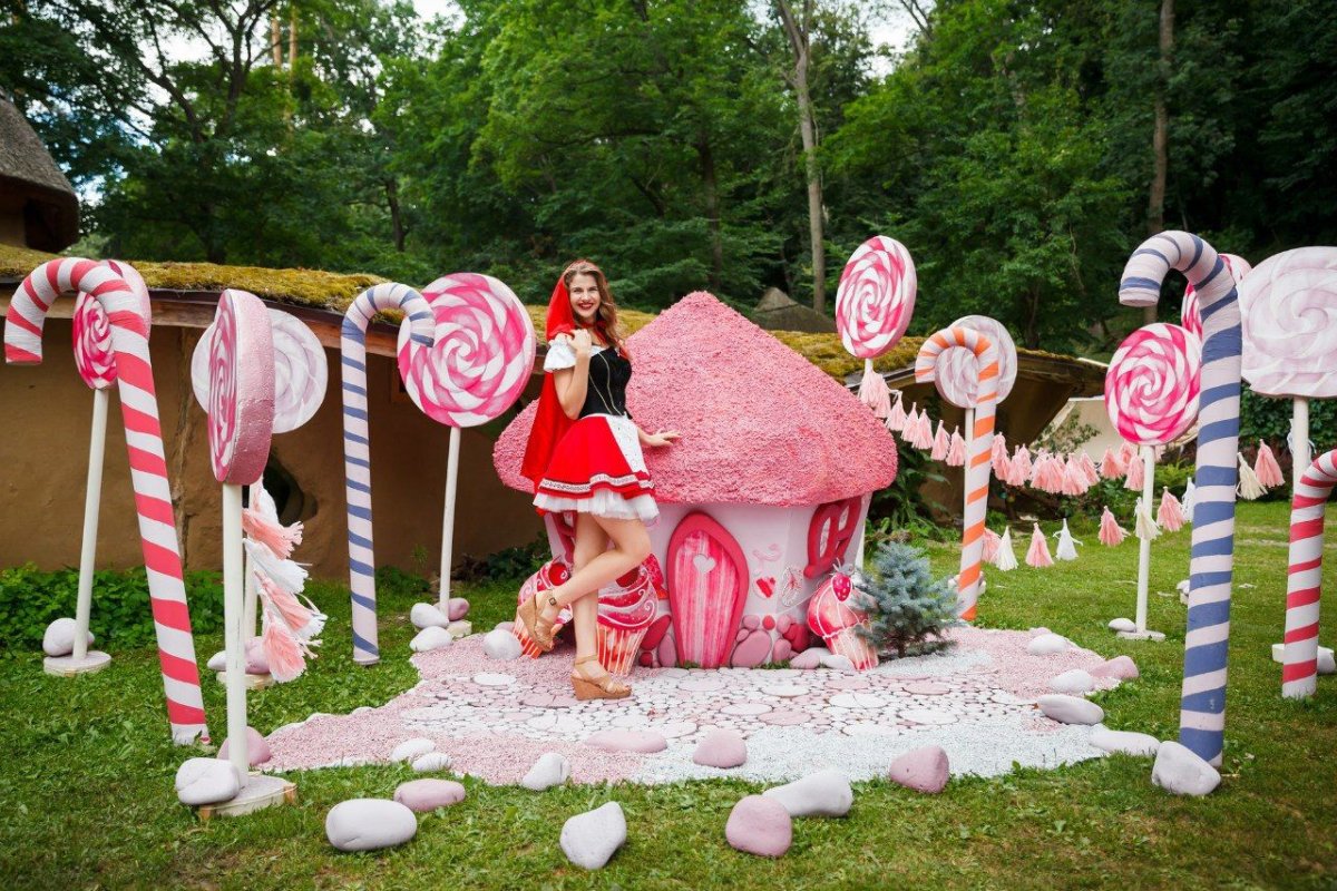 Фотозона в стиле сладостей