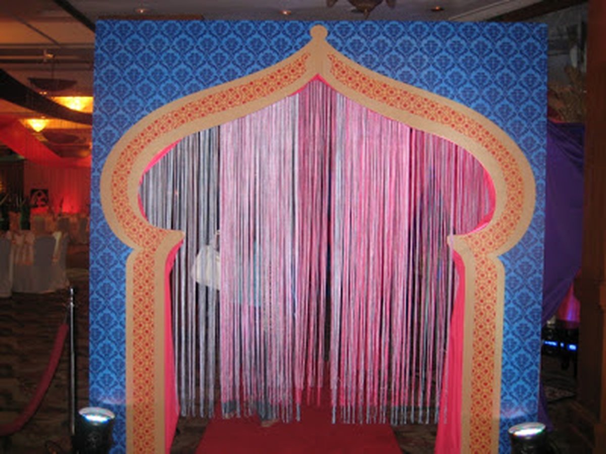 Фотозона в Восточном стиле