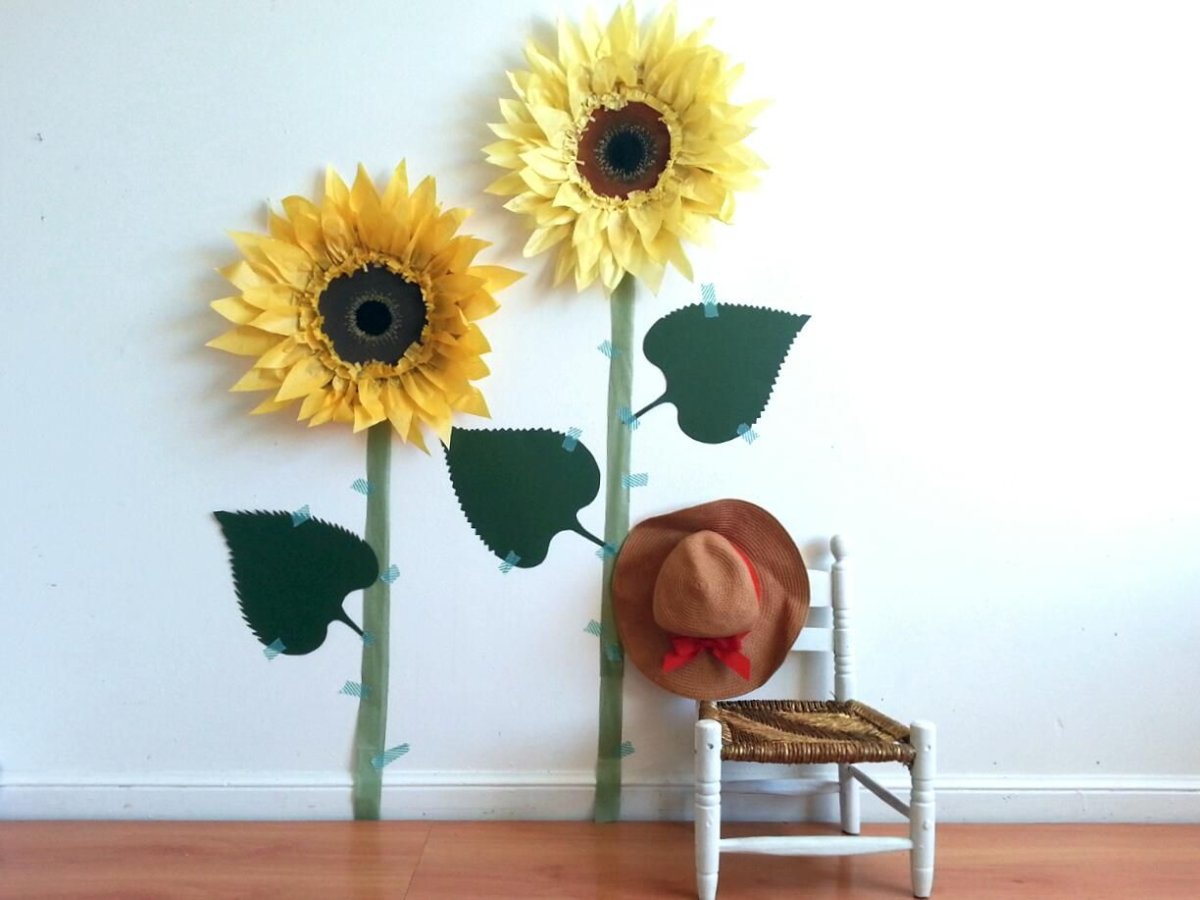 Объемный подсолнух