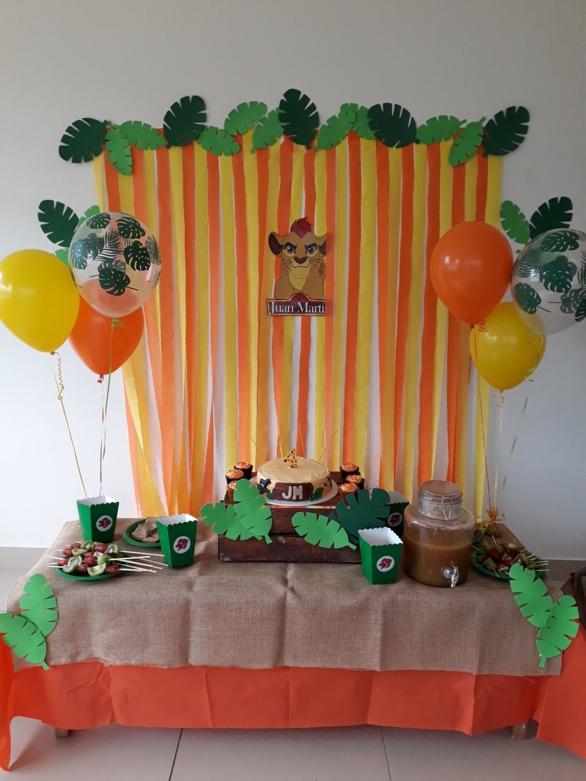 1 Годик в стиле Король Лев