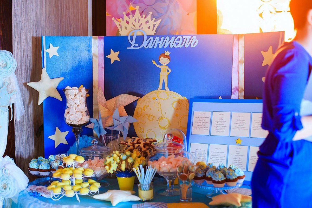 Украшение звездами на выпускной