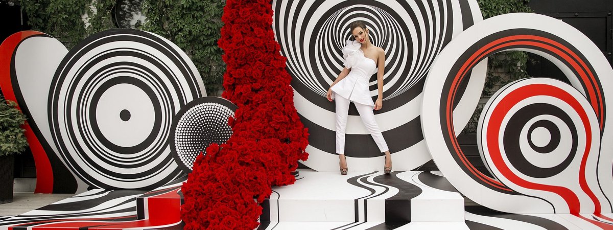 Фотозона в спортивном стиле