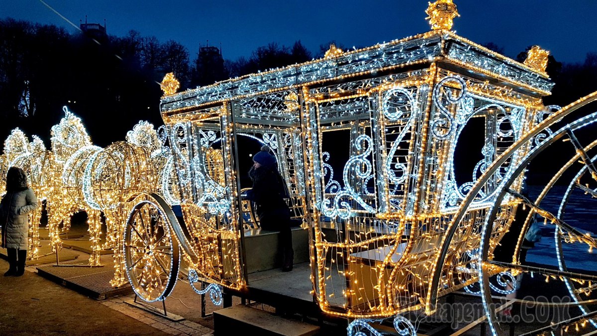 Парк Царицыно новый год