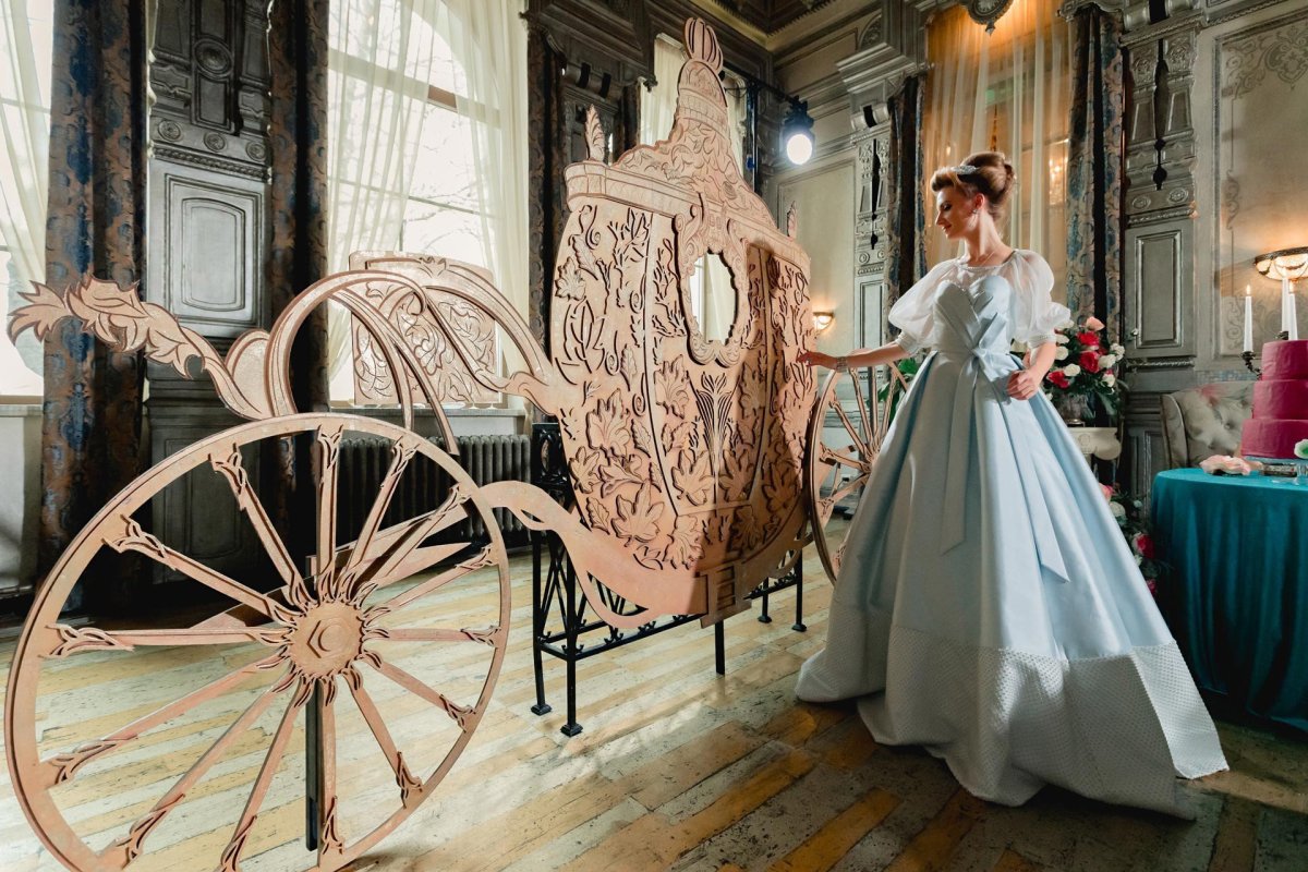 Свадебное платье в стиле Золушки