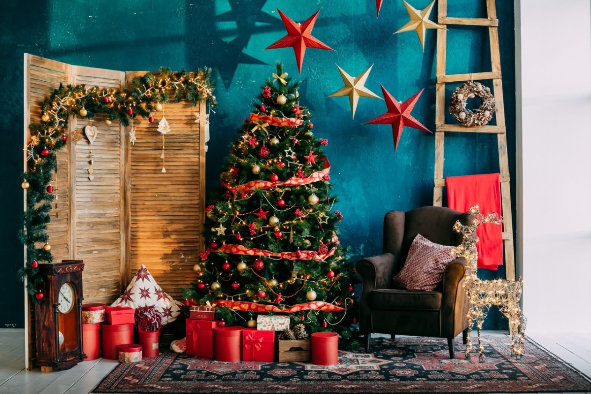 Елочка в интерьере