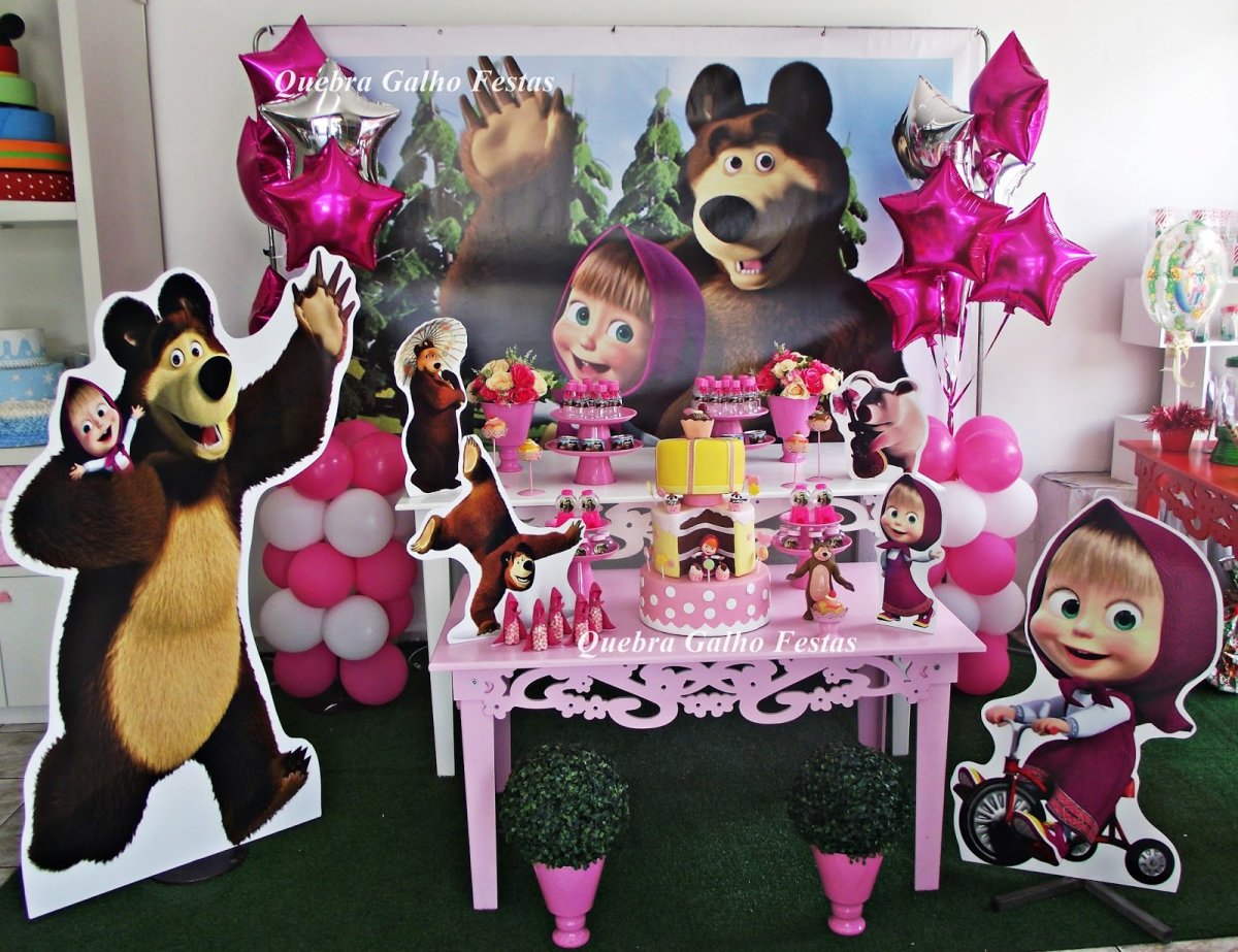 Кенди бар в стиле Маша и медведь