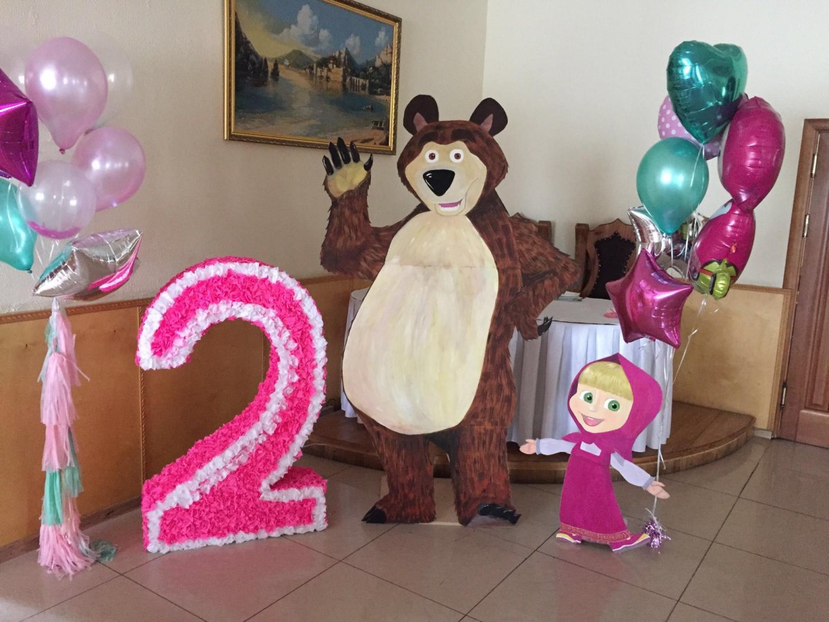 День рождения в стиле Маша и медведь