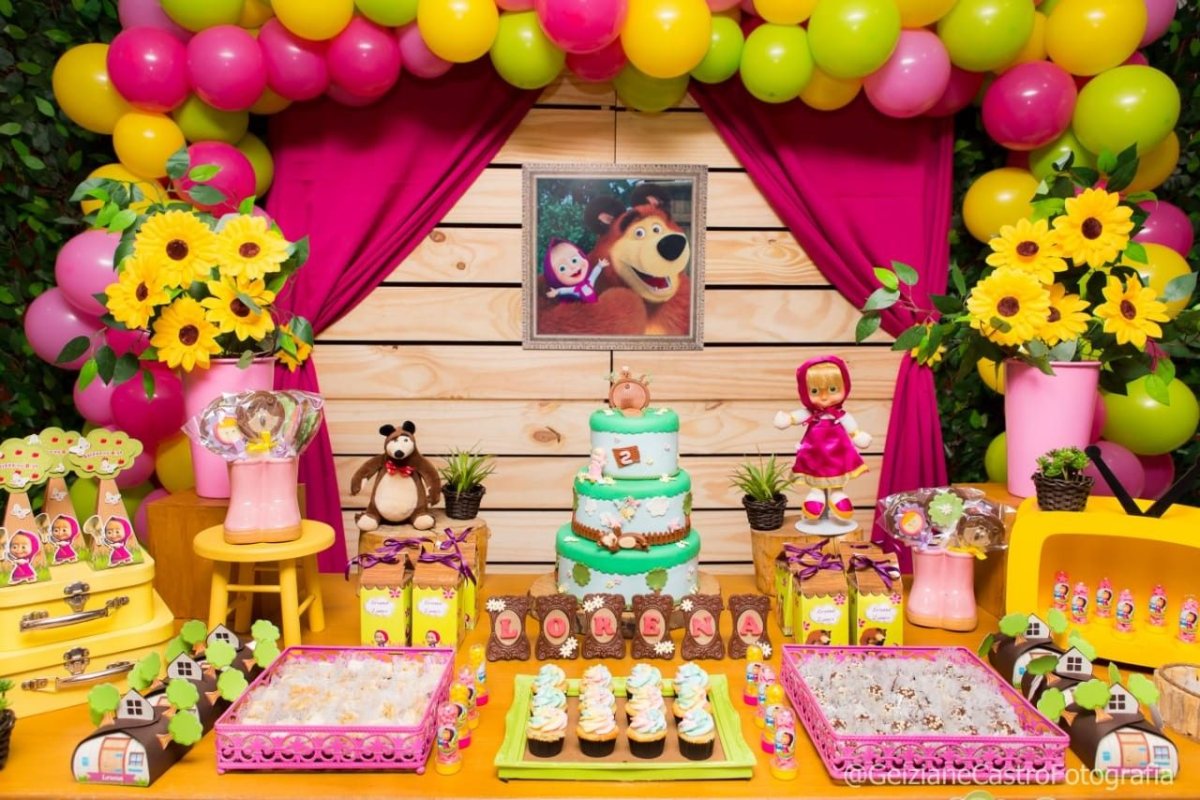 Пиньята Маша и медведь