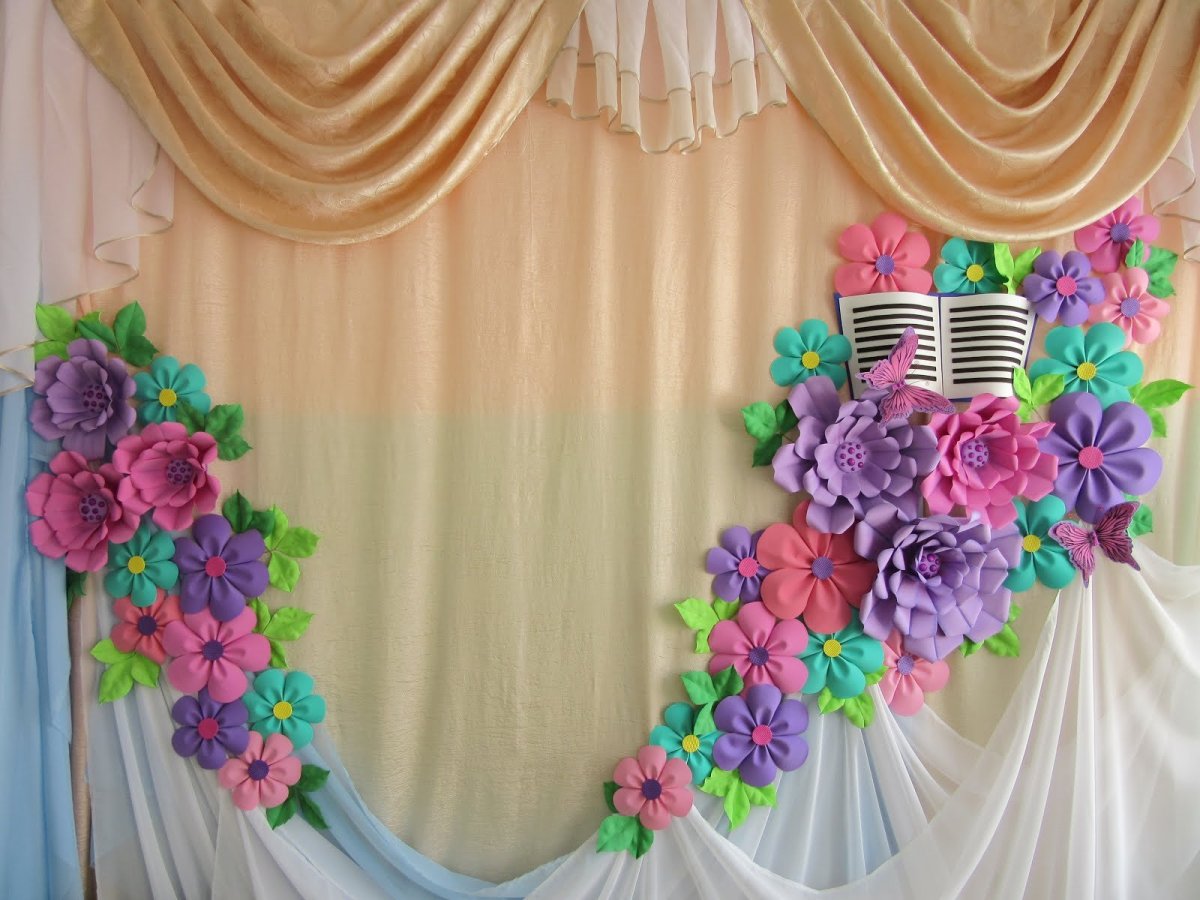 Цветы для украшения зала