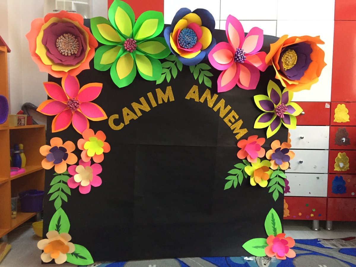 Украшение класса к 8 марта в школе