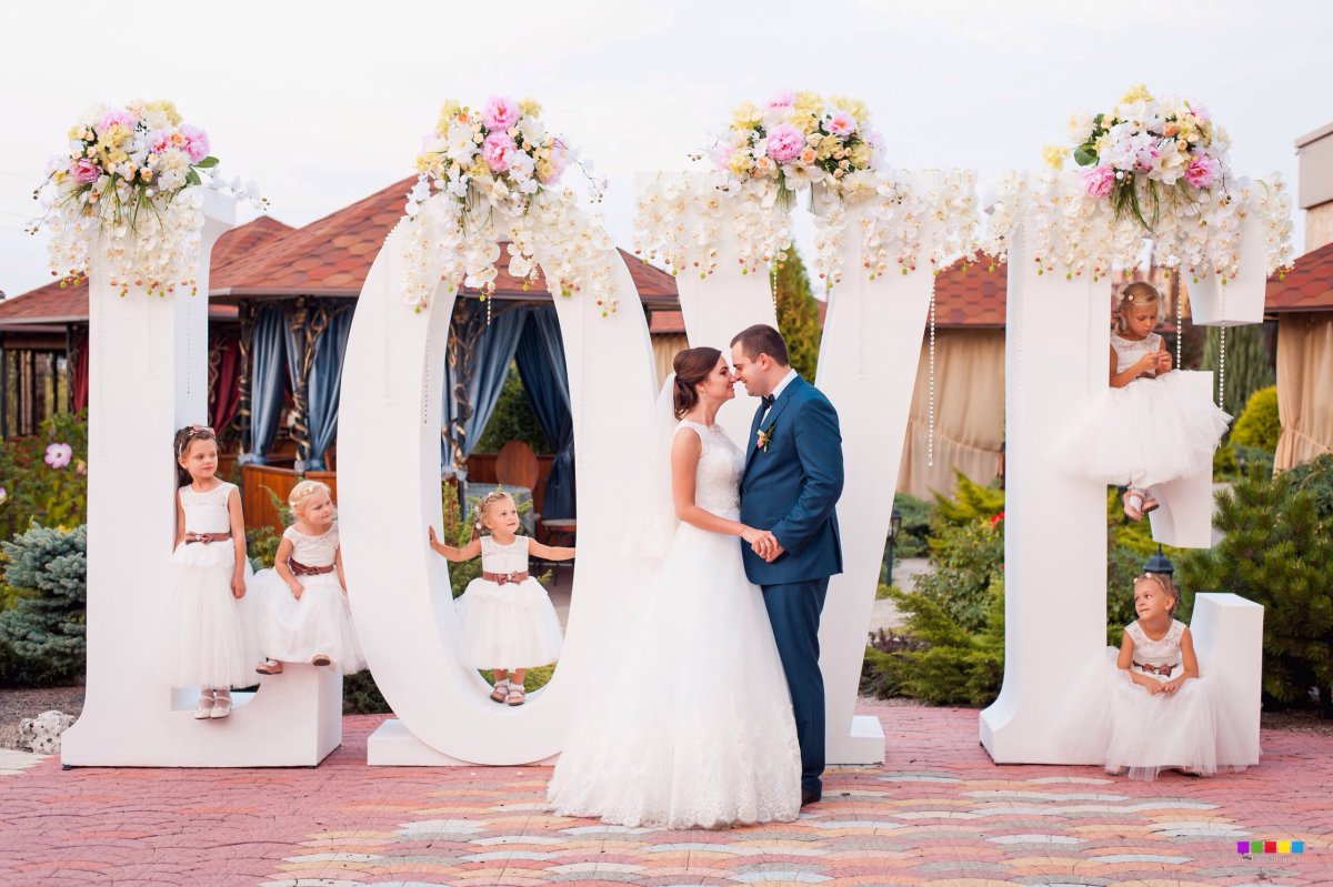 Декорации цветочные в фотостудии