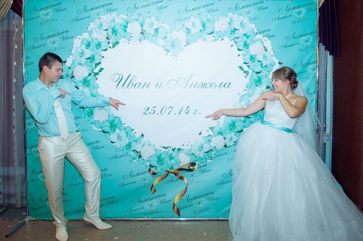 Фотозона на свадьбу