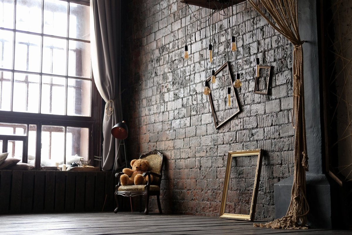 Фотозона в стиле лофт