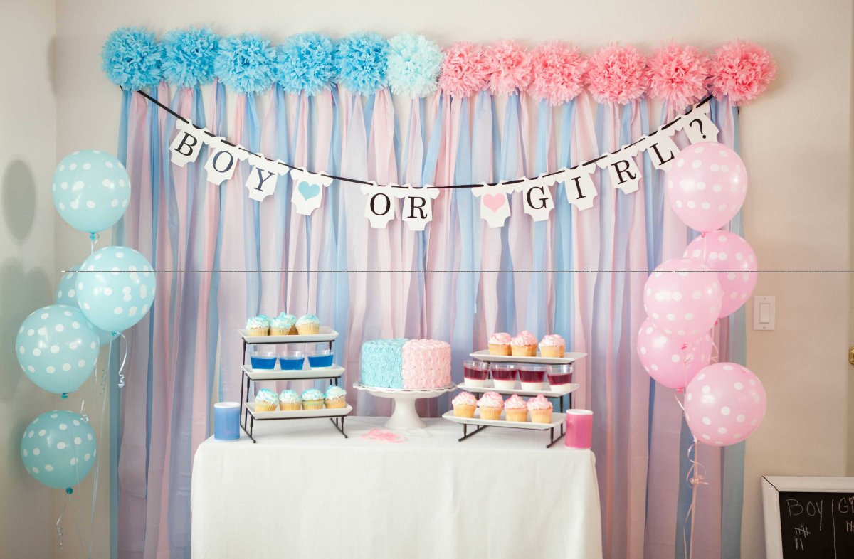 Фотозона на гендер пати