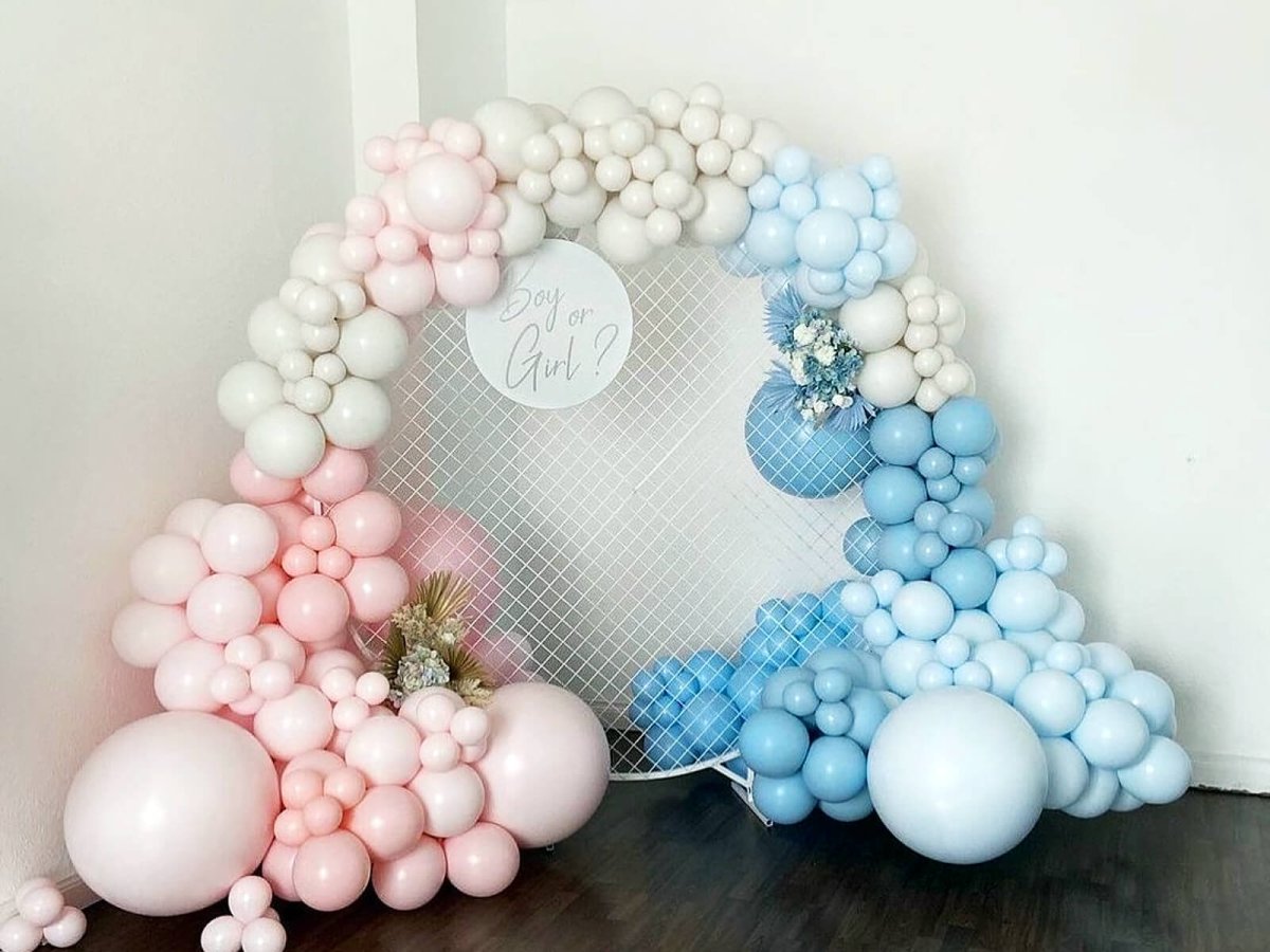 Фотозона на гендер пати